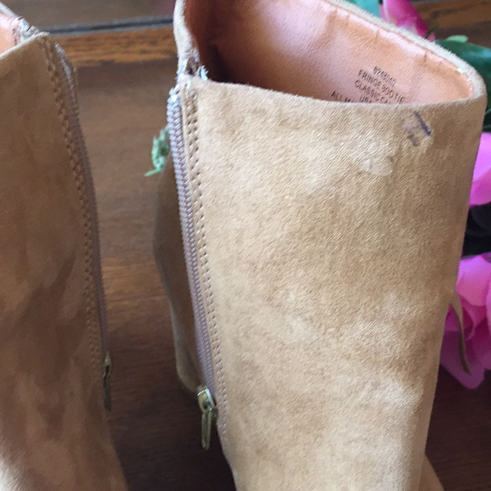 NY&C Fringe Heeled Booties - Picture 8 of 10